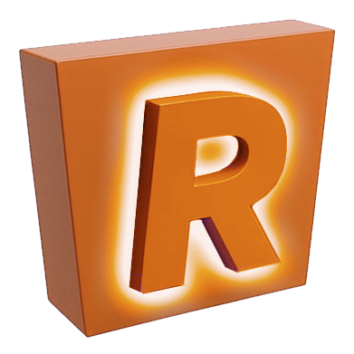 Пример букв с контражуром