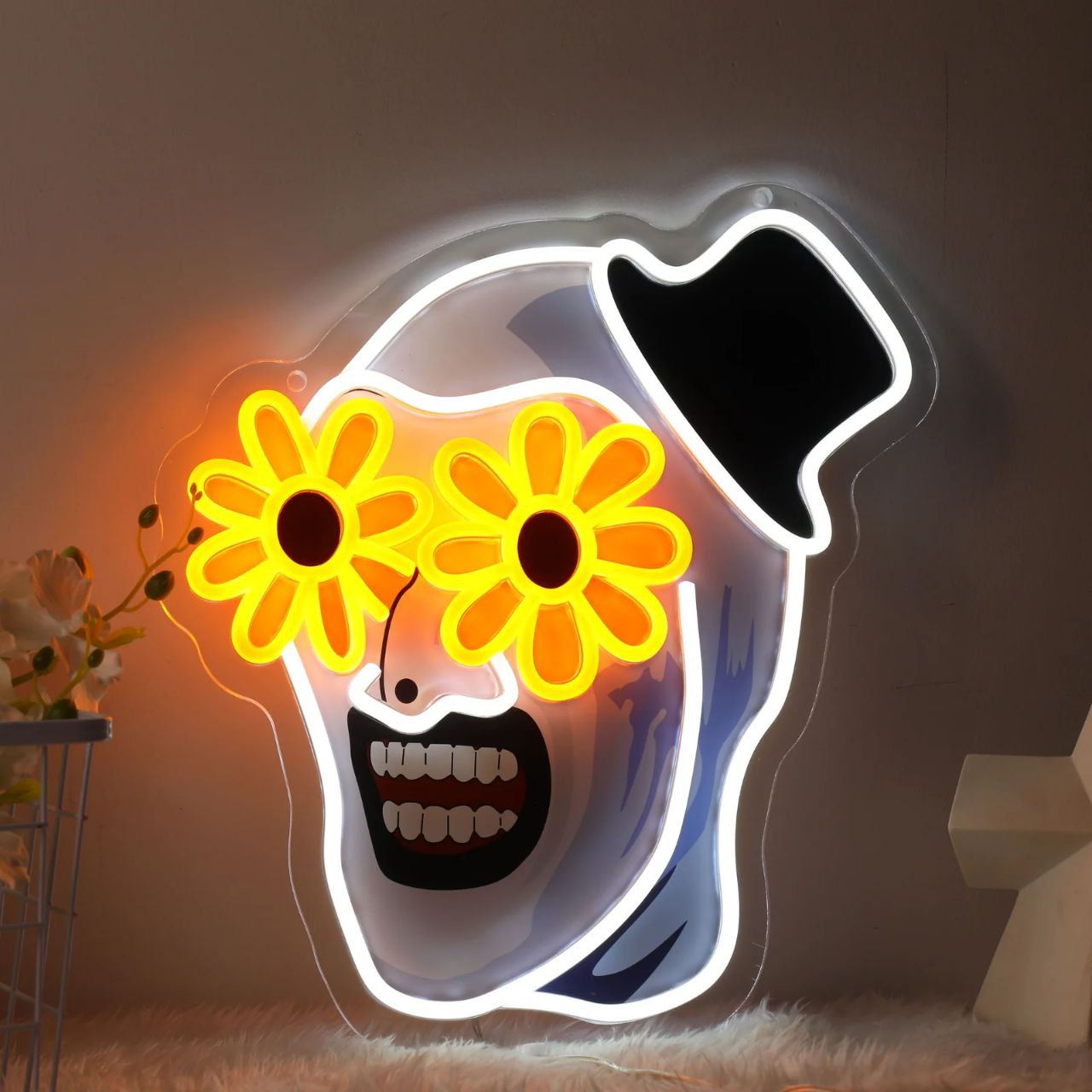 подсветка фасада LED неоном