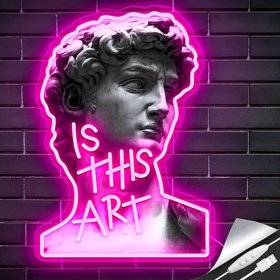 неоновая вывеска Praha Reklama